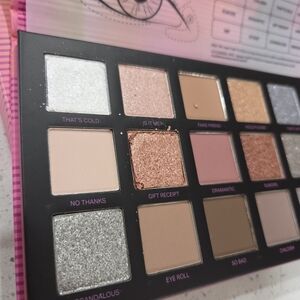 MORPHE SHADETHROWER Eyeshadow Palette with Silver, Gold, and Brown Shades